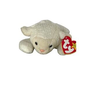 Ty Beanie Baby Fleece Sheep Lamb Birthday March 21, 1996 03/21/96